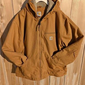 Carhartt Men's Tan Hooded Performance Jacket